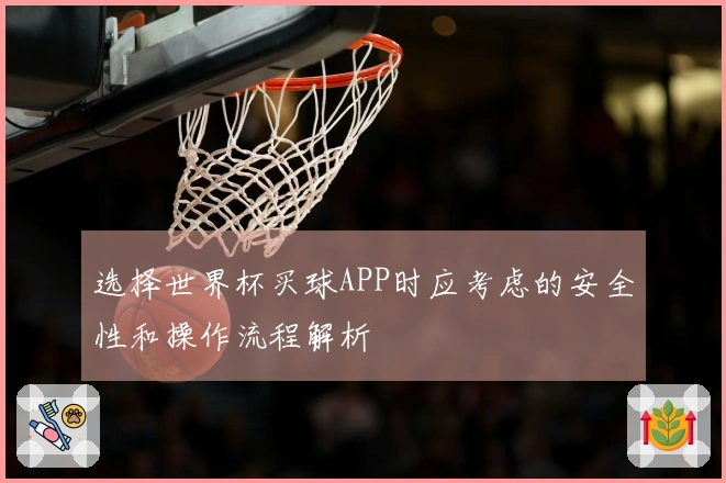选择世界杯买球APP时应考虑的安全性和操作流程解析