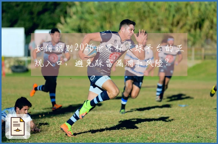 如何识别2026世界杯买球平台的正规入口，避免踩雷漏洞和风险？