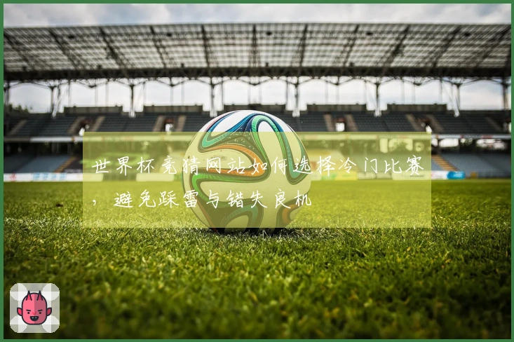 世界杯竞猜网站如何选择冷门比赛，避免踩雷与错失良机
